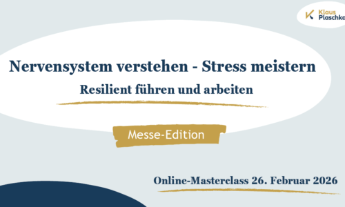 Review Masterclass #5 mit Klaus Plaschka